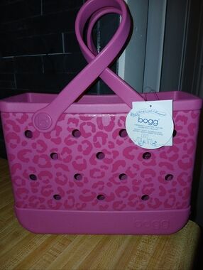 Bogg Bag NWT Barbie Pink Leopard Tote